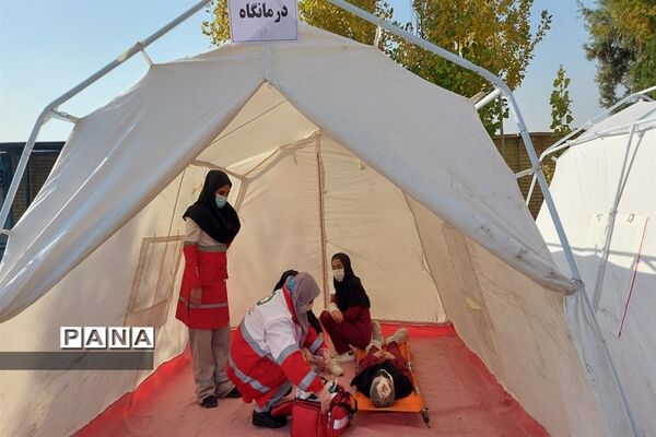 بیست و سومین مانور سراسری زلزله در بهارستان دو
