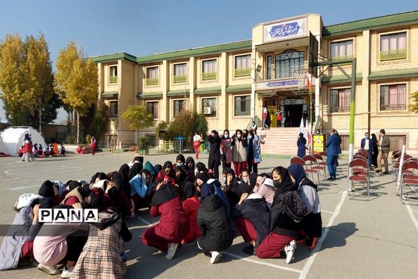 بیست و سومین مانور سراسری زلزله در بهارستان دو