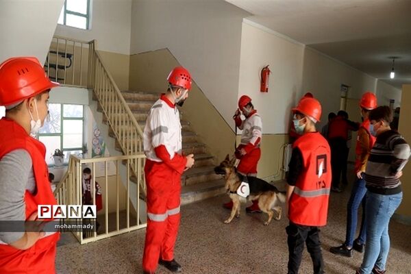 بیست و سومین مانور سراسری زلزله و ایمنی دراستان اردبیل