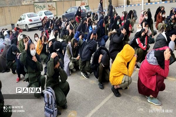 بیست و سومین مانور سراسری زلزله در مدارس چهارمحال بختیاری