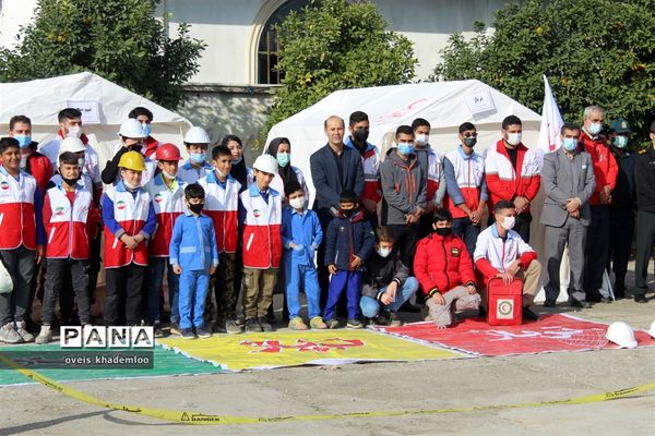 بیست و سومین مانور زلزله و ایمنی مدارس در گلوگاه