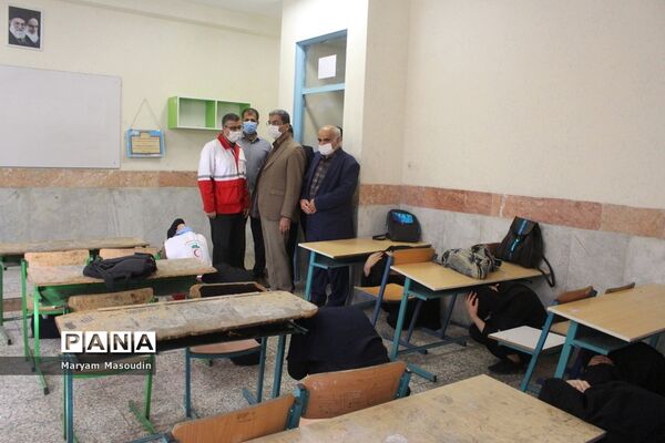 مانور سراسری زلزله و ایمنی در مدارس بوشهر