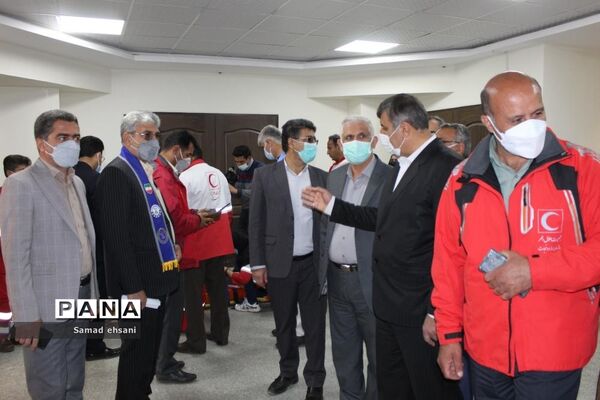 مانور سراسری زلزله در مدرسه دخترانه مصلی نژاد شهر یاسوج