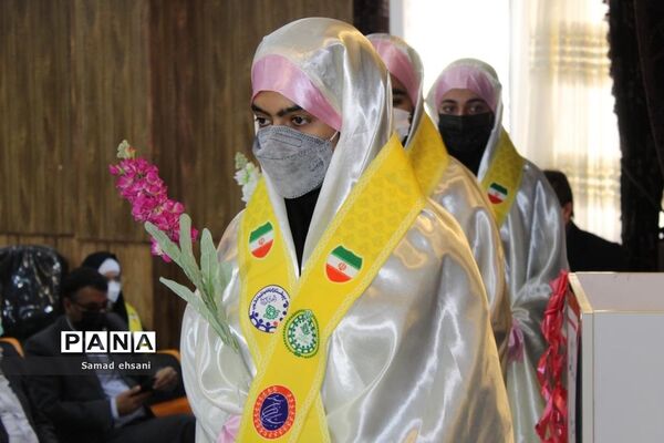 مانور سراسری زلزله در مدرسه دخترانه مصلی نژاد شهر یاسوج