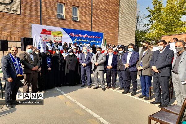 مانور زلزله در مدرسه بدری برهانی