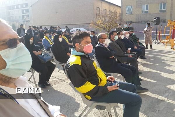 مانور سراسری زلزله و ایمنی در مدارس ناحیه۶ مشهد