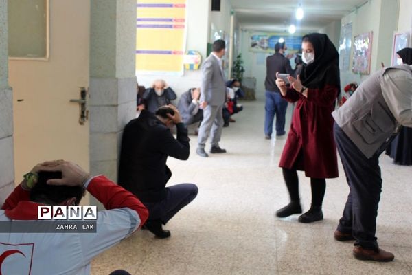 بیست و سومین مانور سراسری زلزله و ایمنی در قم