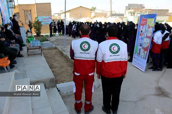 مانور زلزله و ایمنی در مدارس شهرستان دشتی