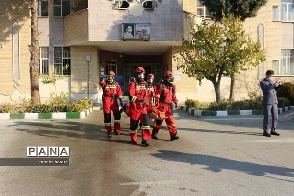 برگزاری مانور زلزله و ایمنی در قزوین
