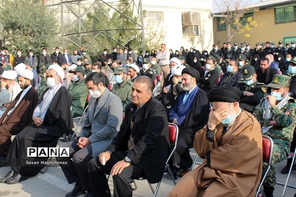 مراسم تشییع شهید راه نظم و امنیت در شهرستان اسللمشهر