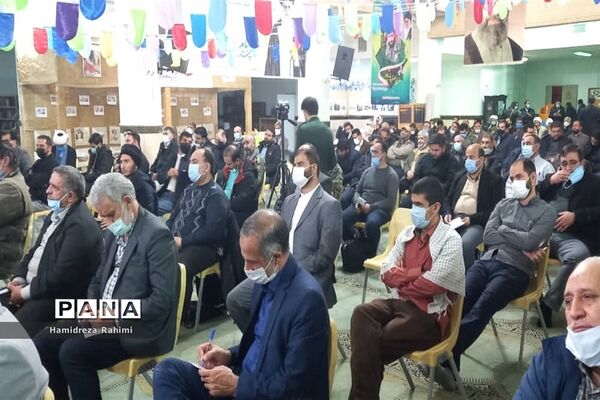 دیدار فرمانده سپاه محمد رسول الله تهران با فرماندهان پایگاه ها و حوزه های ناحیه بسیج مالک اشتر