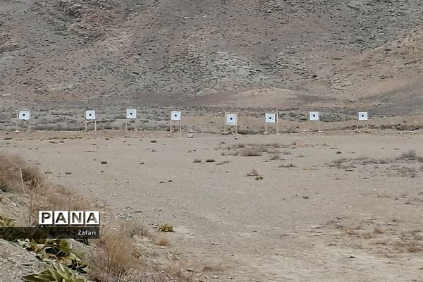 تمرین تیراندازی در میدان تیر شیروان