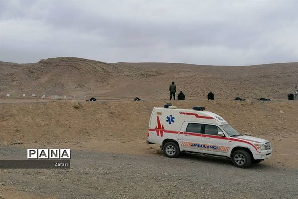 تمرین تیراندازی در میدان تیر شیروان