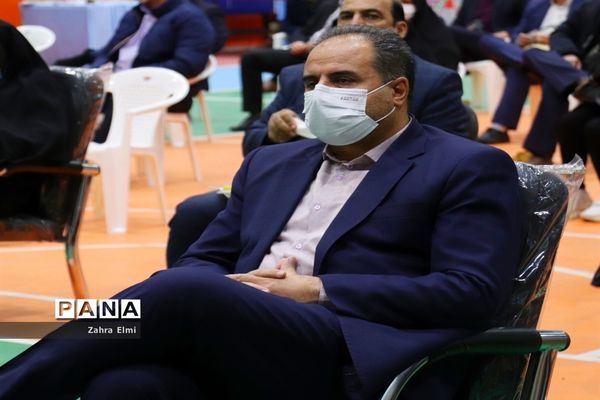 اعزام کاروان تجهیزات ورزشی و بهداشتی و افتتاح سالن کشتی دهکده ورزش دانش‌آموزی