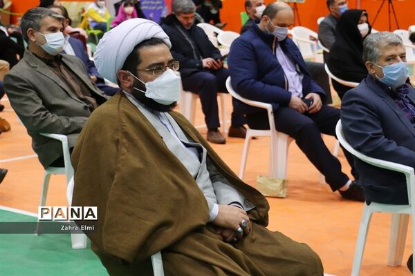 اعزام کاروان تجهیزات ورزشی و بهداشتی و افتتاح سالن کشتی دهکده ورزش دانش‌آموزی