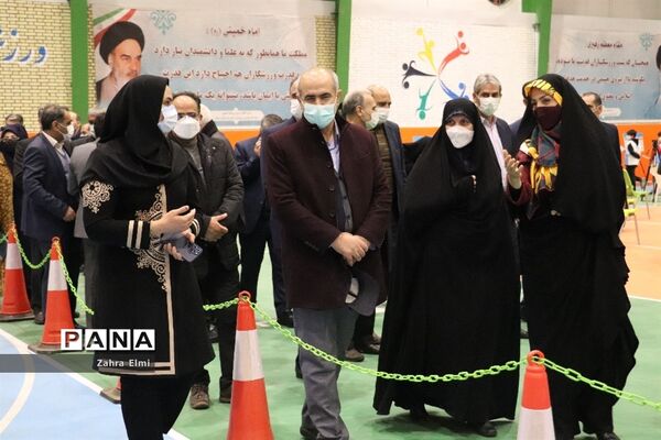 اعزام کاروان تجهیزات ورزشی و بهداشتی و افتتاح سالن کشتی دهکده ورزش دانش‌آموزی