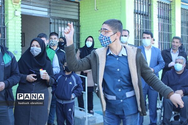 مراسم روز جهانی معلولان در روستای لمراسک گلوگاه