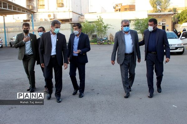 مراسم  پر فیض زیارت عاشورا در اداره‌کل آموزش و پرورش استان بوشهر