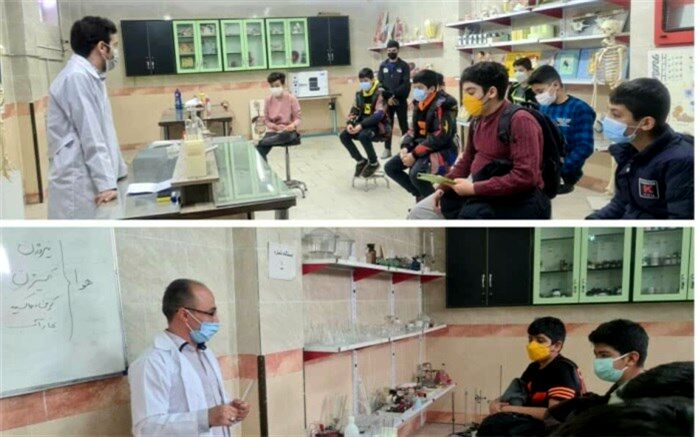 دانش‌آموزان دبیرستان مهرآرا از پژوهش‌سرای علامه حلی بازدید کردند