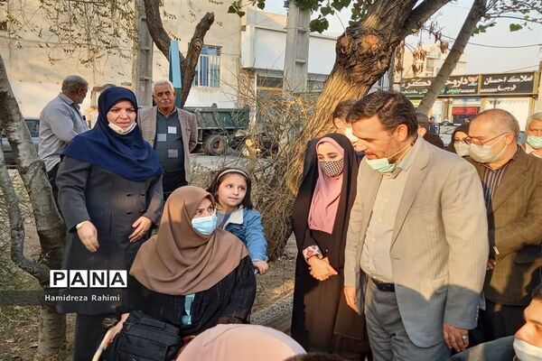 آیین بهره‌برداری از معبر مناسب‌سازی شده ویژه معلولان در منطقه ۱۵