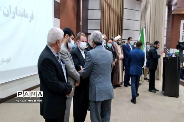 آیین تکریم و معارفه فرماندار گچساران