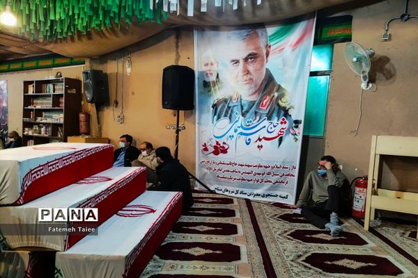 آیین وداع با شهدا در معراج شهدای اهواز