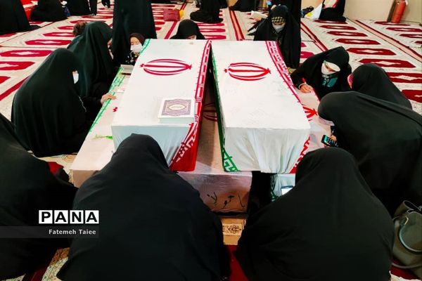 آیین وداع با شهدا در معراج شهدای اهواز