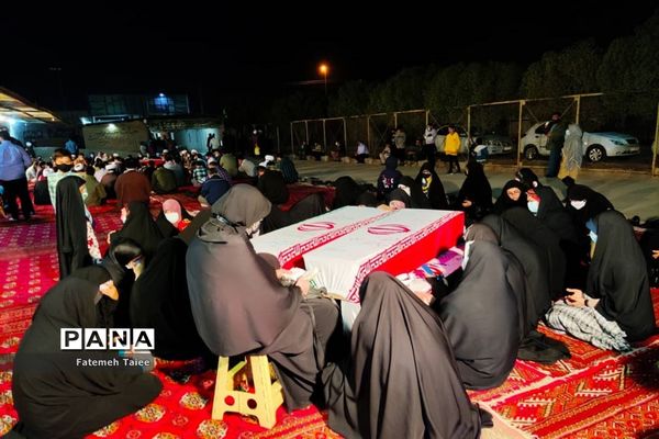 آیین وداع با شهدا در معراج شهدای اهواز