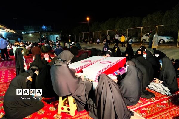 آیین وداع با شهدا در معراج شهدای اهواز