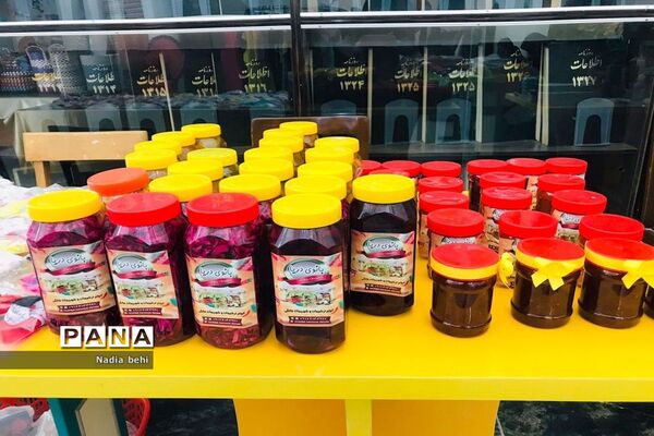 نمایشگاه و فروشگاه صنایع دستی و هنرهای خانگی دانش‌آموزان  در پژوهش سرای دانش‌آموزی شهید خوشبخت بوشهر