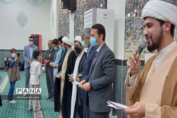 محفل انس با قرآن، دانش‌آموزی دبستان فضیلت، شهرستان کاشمر