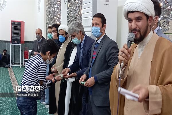 محفل انس با قرآن، دانش‌آموزی دبستان فضیلت، شهرستان کاشمر