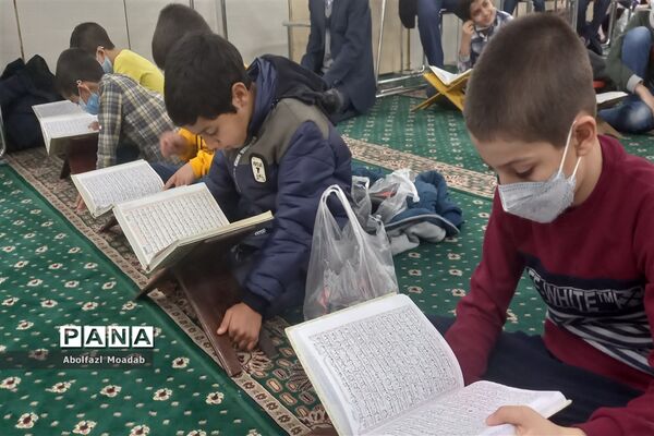 محفل انس با قرآن، دانش‌آموزی دبستان فضیلت، شهرستان کاشمر