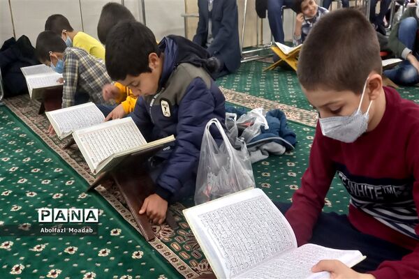 محفل انس با قرآن، دانش‌آموزی دبستان فضیلت، شهرستان کاشمر