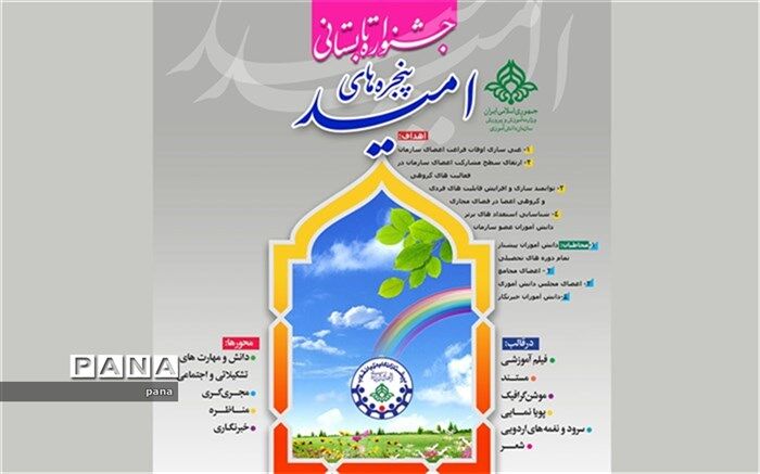 برگزیدگان مرحله شهرستانی جشنواره سراسری پنجره‌های امید معرفی شدند