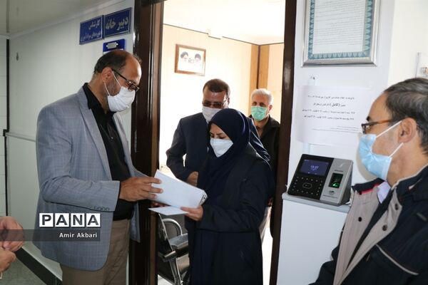 سفر یک روزه مدیرکل آموزش و پرورش آذربایجان‌غربی به شهرستان تکاب