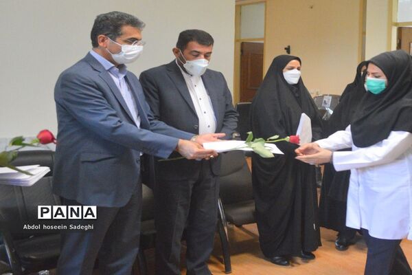 تقدیر و تشکر از کادر درمانگاه شهدای فرهنگی استان بوشهر