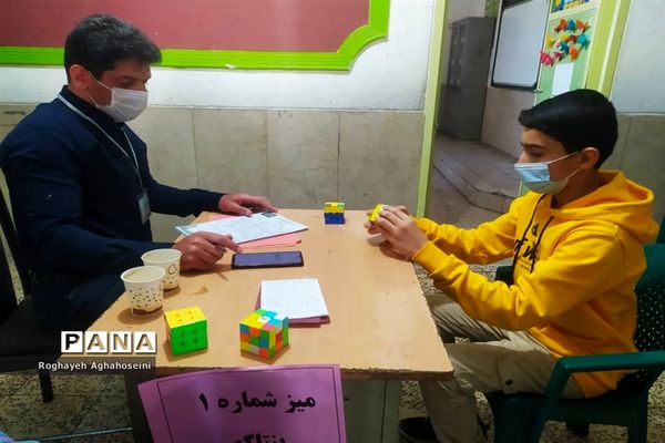 برگزاری مرحله ناحیه‌ای المپیاد بازی‌های فکری سرگرمی رویش در ناحیه 4 شیراز