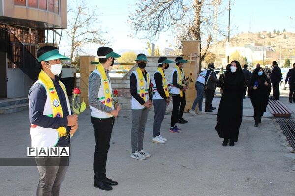 مراسم  وداع فرهنگیان با پیکر معاون فقید نهضت سواد‌آموزی کهگیلویه و بویراحمد