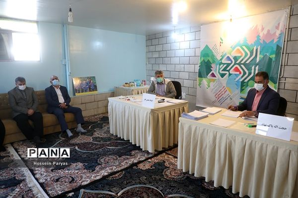 بازدید علی رمضانی از داوری جشنواره تجارب برتر اردویی و اردوگاهی کشور