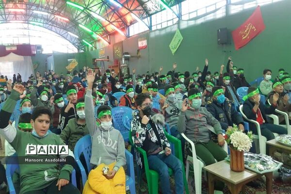 میثاق با حضرت مهدی ( عج الله ) در مدارس شهرستان آباده