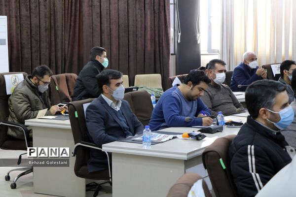 آئین تکریم و معارفه جانشین سازمان بسیج فرهنگیان سپاه شهدا آذربایجان غربی