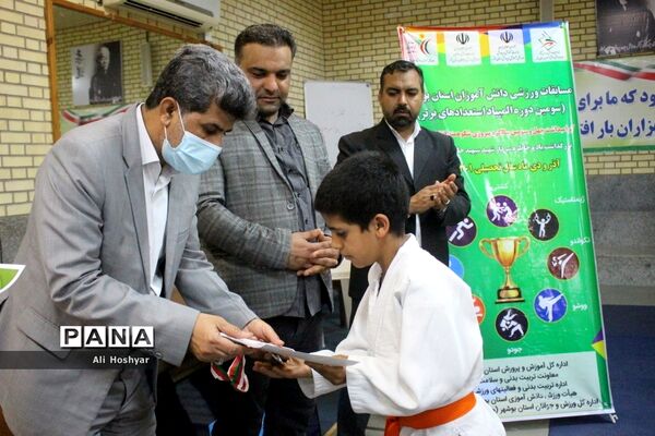 سومین دوره المپیاد استعدادهای برتر ورزشی در رشته جودو  دانش‌آموزان استان بوشهر