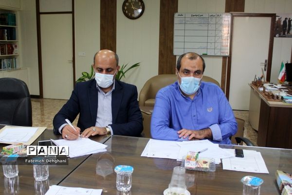 جلسه برنامه‌ریزی درس آمادگی دفاعی آموزش و پرورش استان بوشهر