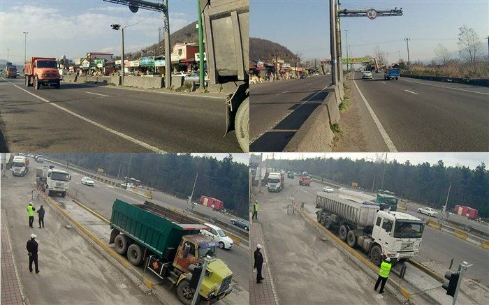 نصب سیستم توزین الکترونیکی در جاده رودبار - رشت