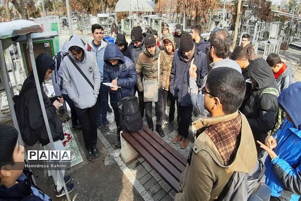 اجرای طرح سفر آسمانی در گلزار شهدای بهشت زهرا(س)تهران
