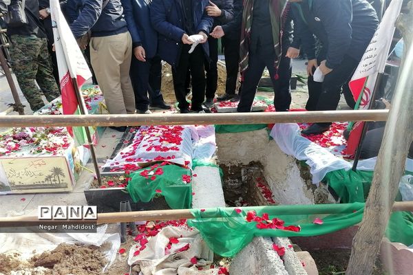 مراسم تشییع شهید عبدالله پولادوند