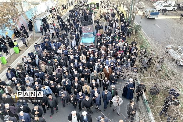 مراسم تشییع شهید عبدالله پولادوند