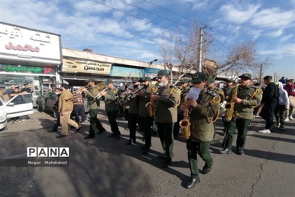 مراسم تشییع شهید عبدالله پولادوند