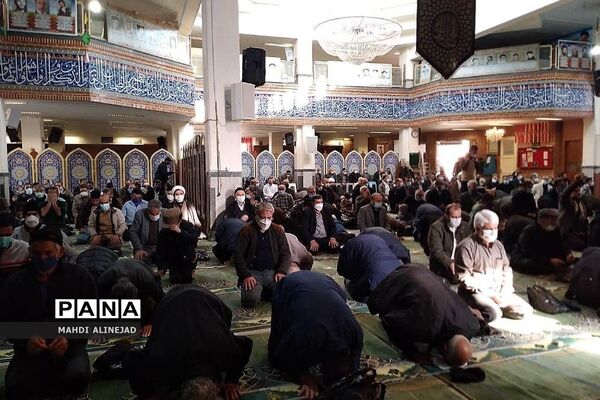 آیین نماز جمعه شهرستان پردیس در مسجد الغدیر